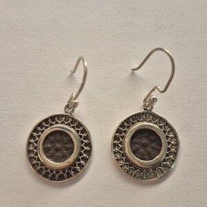 Widow&#39;s Mite Earrings Biblical Ancient Coin Christian Pilgrimage Gift Jewelry Small Coin 0.5cm / 0.2&#39;&#39;