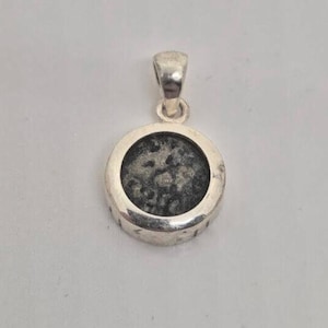 Widow&#39;s Mite Coin Small Pendant 925 Silver BOX CHAIN INCLUDED Biblical Jerusalem Gift Accessories Historical Pilgrimage Jewelry