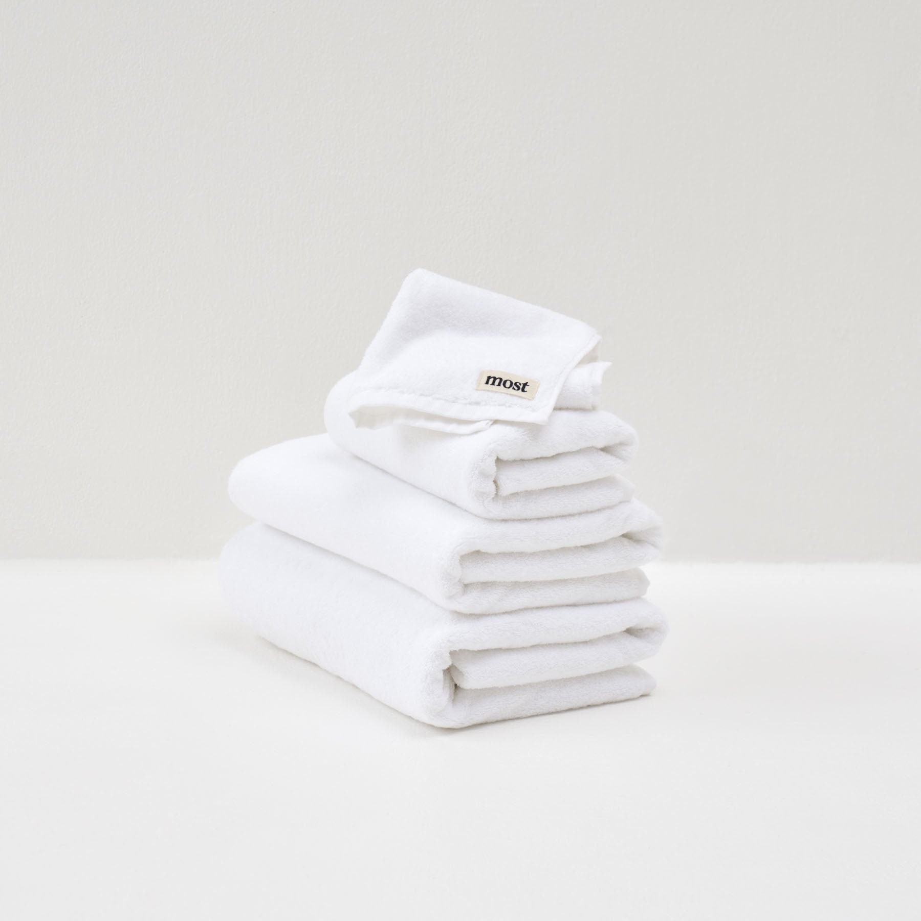 Serviette de Bain Blanche en Coton Bio