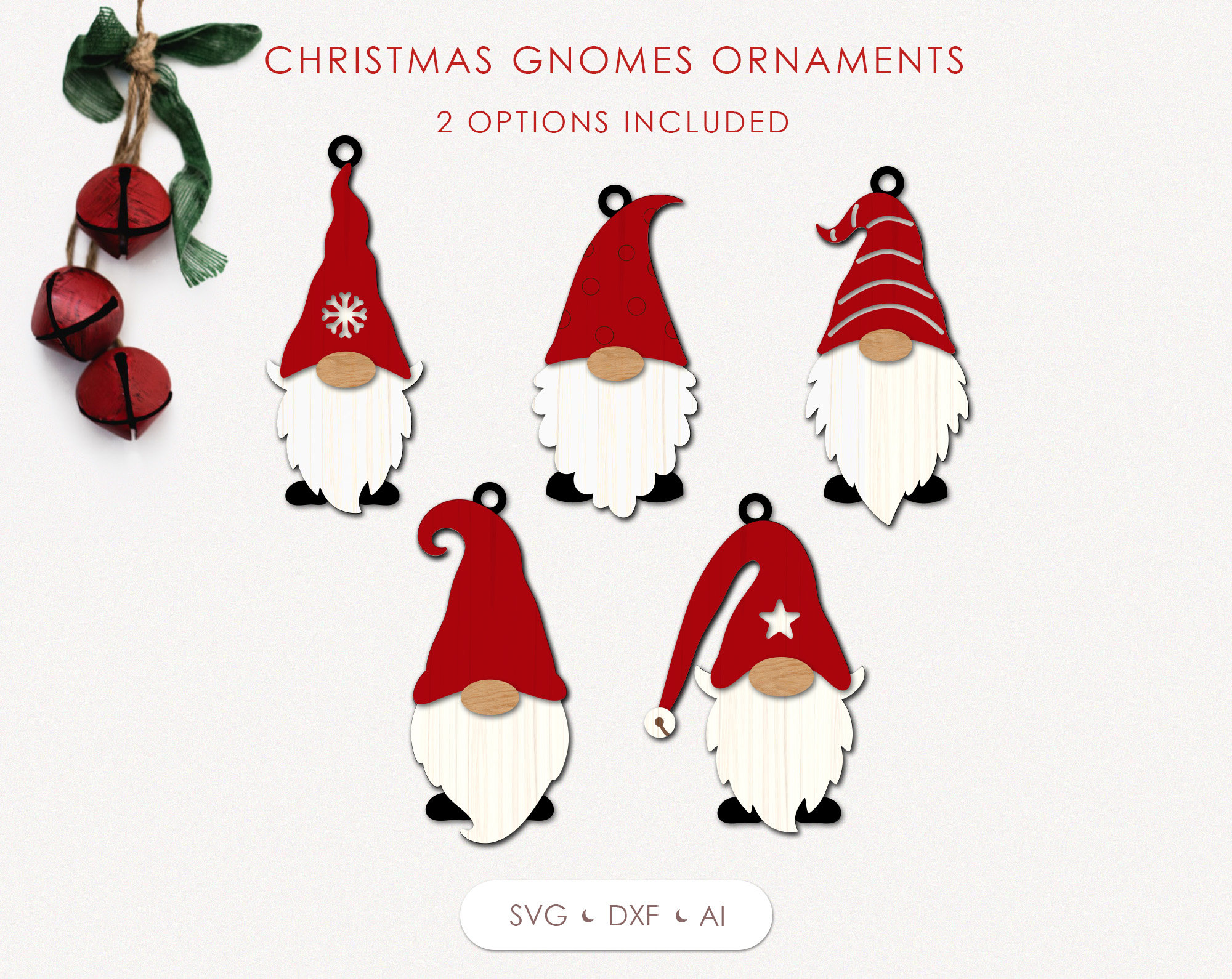 Best Hanging With My Gnomies Christmas Commemorative Ornaments - Funny Ugly  Christmas Sweater
