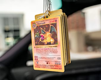 Pokémon Trading Card Air Fresheners - Cute Gift, Stocking Stuffer, Gamer Room Decor