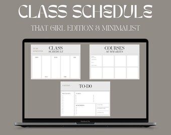 That Girl Edition Class Schedule