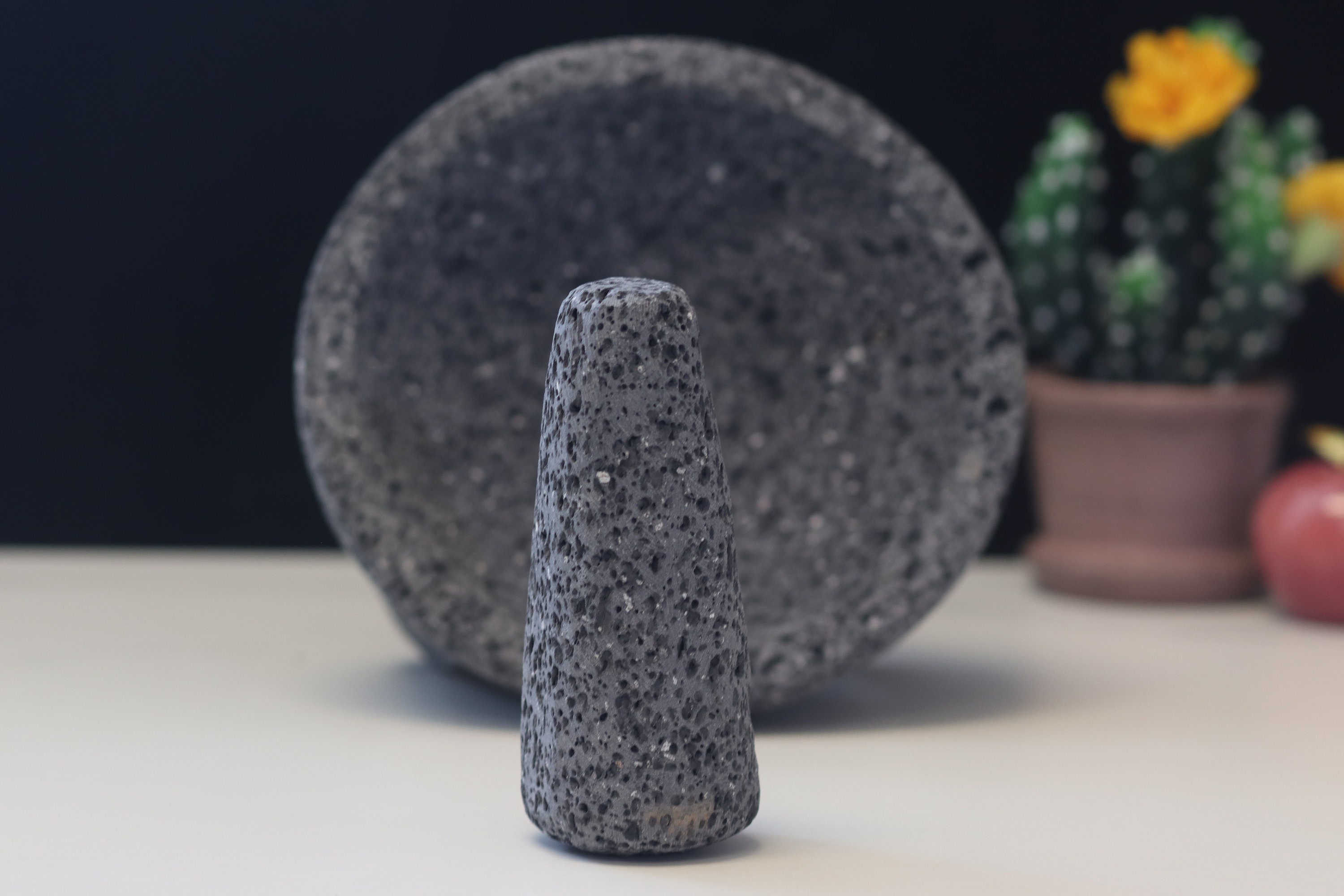 LARGE MARBLE PESTLE MORTER 7 INCH