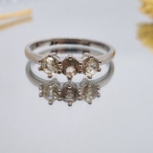 Handmade Diaspore Sultanite Ring: 925K Silver Color Change Gemstone - US Customs Paid