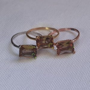 Handmade Color Change Diaspore Ring: 925 Silver Sultanit Party Gift - US Customs Paid