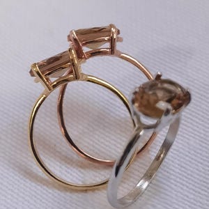 Color Change Diaspore Sultanite Ring: 925 Silver Oval Gemstone - US Customs Paid