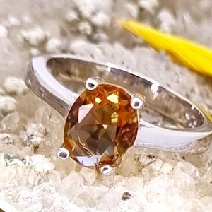 Handmade Diaspore Sultanite Ring: Color Change 925K Silver - US Customs Paid