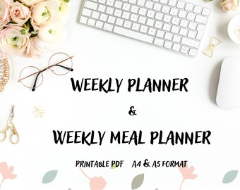 Planificador semanal y menú semanal