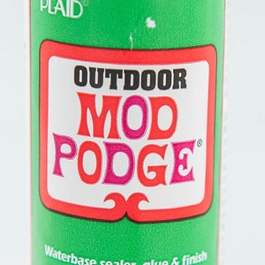 Mod Podge Outdoor Sealer: 2 fl. oz. Weather Resistant Decoupage Glue & Finish, Craft Adhesive for Outdoor Projects (1 Count)