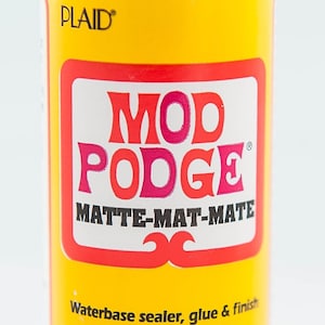 Mod Podge Matte Klebe- und Klebeversiegelung und Finish, 2 fl. Unze. Für Scrapbooking, Decoupage, Versiegelung Acrylfarbe, Wasserbasis, Für alle Oberflächen
