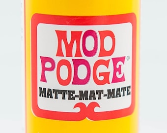 Mod Podge マット接着グルーシーラー＆フィニッシュ 2液量オンス スクラップブッキング、デコパージュ、アクリル絵の具のシーリングに 水性 あらゆる表面に対応
