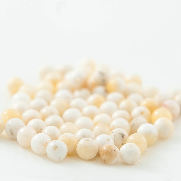 Calcite Beads, 6mm Round