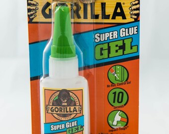 Gorilla Super Glue With Brush - 10g Clear Formula For Strong Bonds On Multiple Materials