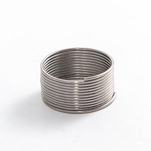 Memory Wire: Stainless Steel Toe Rings, 1/2 Diameter, 24 gauge, DIY Jewelry (12 Loops) *LIMITED INVENTORY*