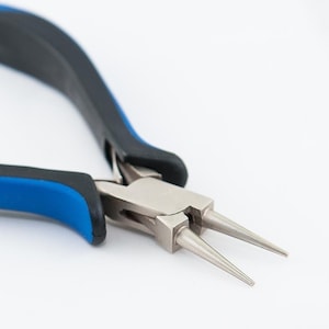 Round Nose Jewelry Pliers: 5" Wire Wrapping Tool for Beading & Looping, Ergonomic Grip, DIY Jewelry Making Tool