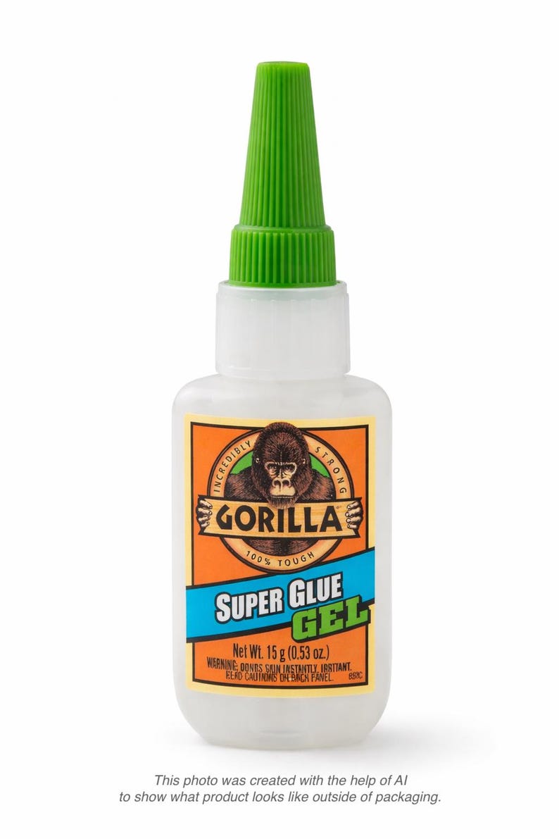 Gorilla Super Glue Gel: Clear Multipurpose Adhesive (15 grams) image 3
