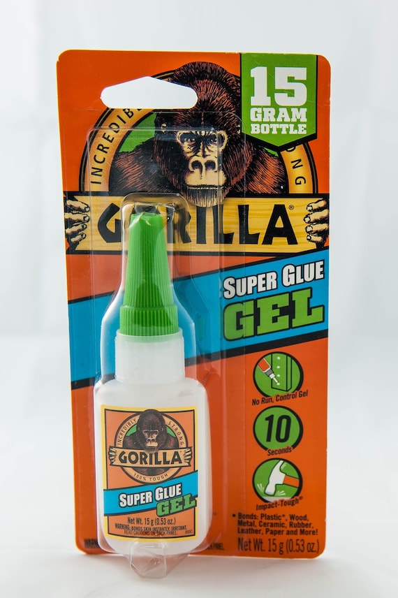 Gorilla Super Glue Gel: Clear Multipurpose Adhesive (15 grams)