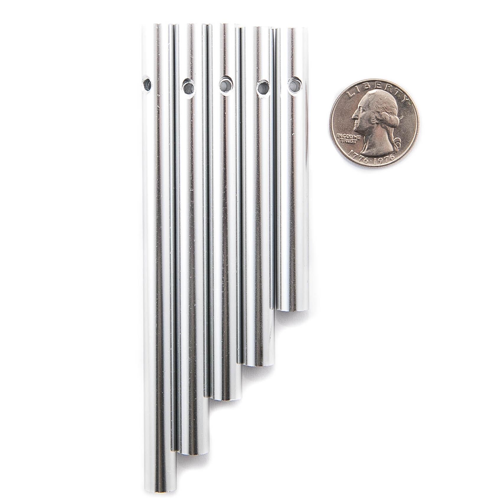 Wind Chime Rods, Silver Aluminum, Sizes Range From 3 - 5 Inches Long ...