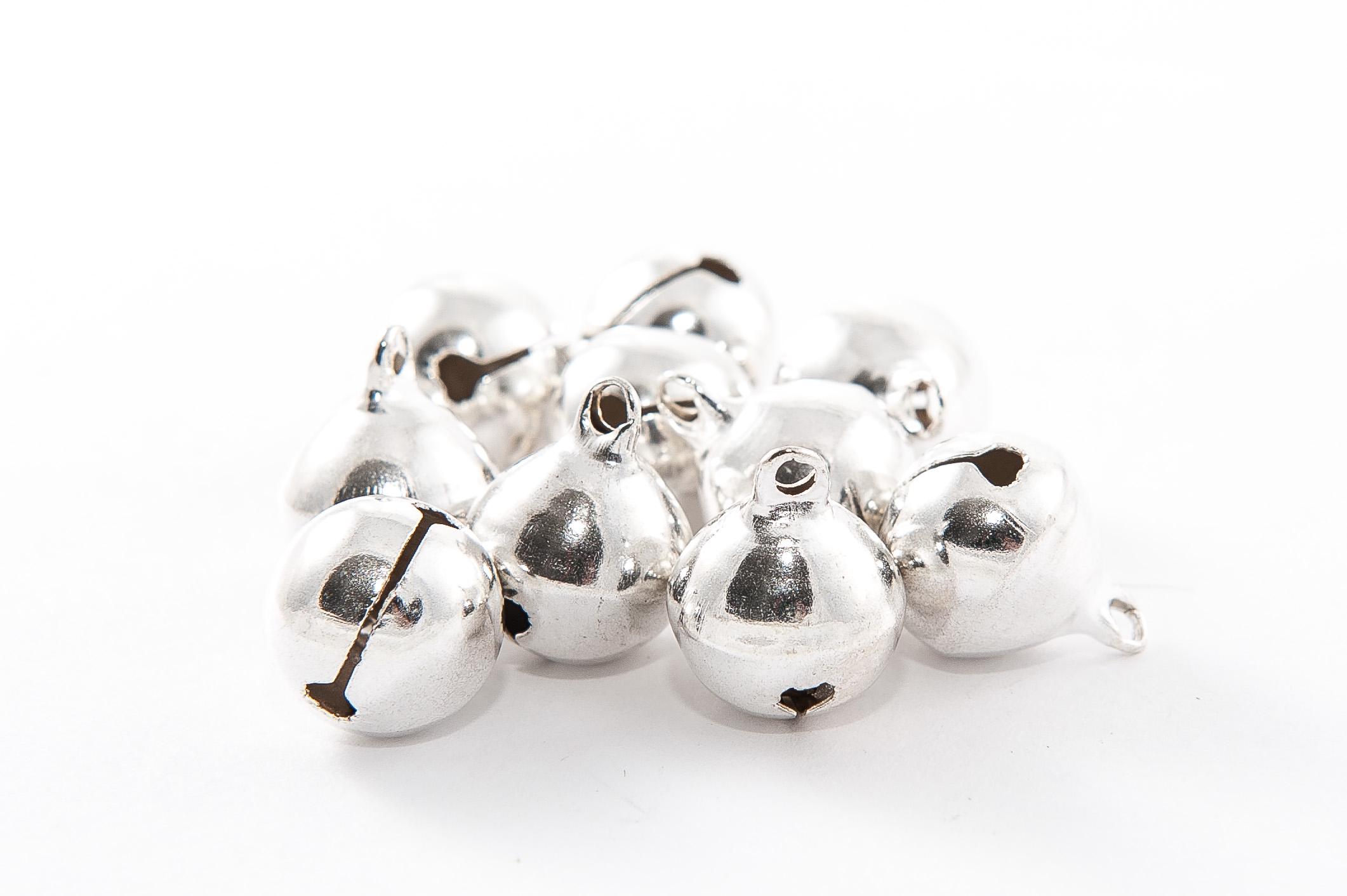 シルバーベルズ Silver Bells: 14mm (10 Count) - Etsy