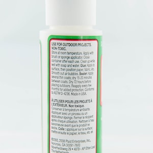 Mod Podge Outdoor Sealer: 2 fl. oz. Weather Resistant Decoupage Glue & Finish, Craft Adhesive for Outdoor Projects (1 Count) image 2