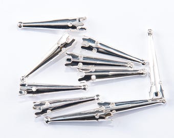 Bolo Tips Bolo Tips, Fancy Design, Antiqued Silver Finished Zinc, 30x7mm, 2mm ...