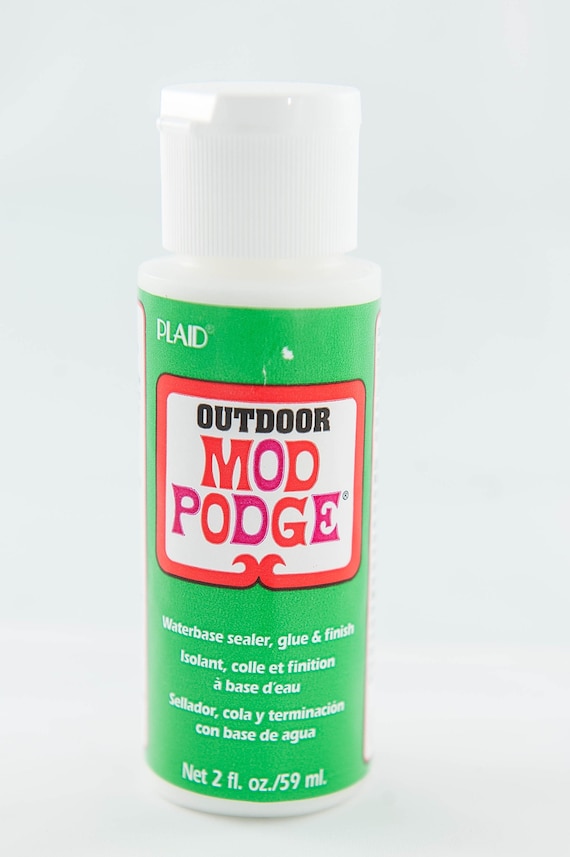 Mod Podge Outdoor Sealer: 2 fl. oz. Weather Resistant Decoupage Glue & Finish, Craft Adhesive for Outdoor Projects (1 Count)