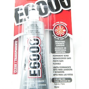 E6000 3.7 Oz Industrial Strength Adhesive Glue Clear W/ FREE TIP