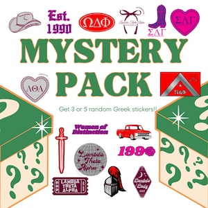 Mystery Pack Greek Stickers