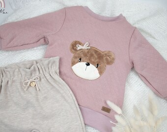 Baby Kids Shirt Sweater Sweatshirt Pants Set Girls