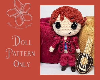 Jaskier Crochet Doll Pattern: Witcher Series (PDF Pattern)
