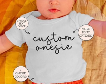 Custom Onesie®, Personalized Baby Onesie®, Baby Shower Gift, Custom Text Onesie®, Custom Baby Gift, Newborn Custom Onesie®, Baby Girl, Boy