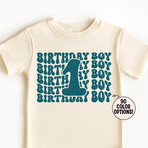 1ST Birthday Boy Shirt, Retro Birthday Shirt, First Birthday Outfit, Boy 1st Birthday, Gender Neutral First Birthday, Olive Green, Natural