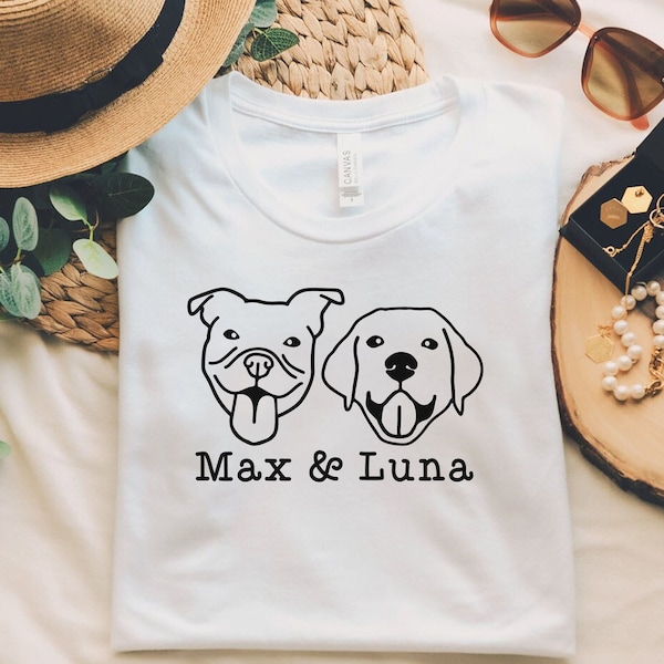 Custom Dog Mom Shirt, Custom Dog Breed Shirt, Dog Name Shirt, Personalized Dog Shirt, Dog Lover's Shirt, Dog Lovers Gift