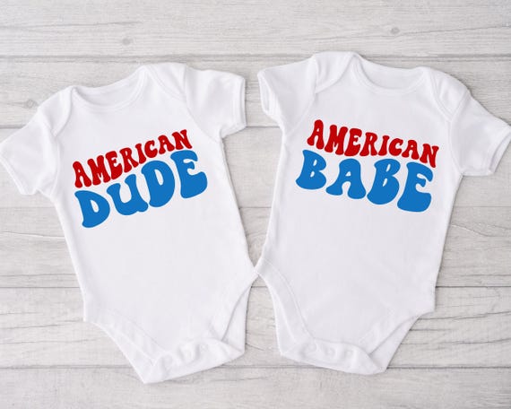 Fourth of July Onesie®, 4th of July Onesie®, American Babe Onesie®, American Dude Onesie®, Patriotic Onesie®, Newborn Gift
