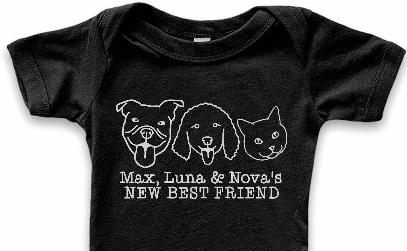 Best Friend Dog Onesie®baby Shower Gift Custom Baby Onesie® Etsy
