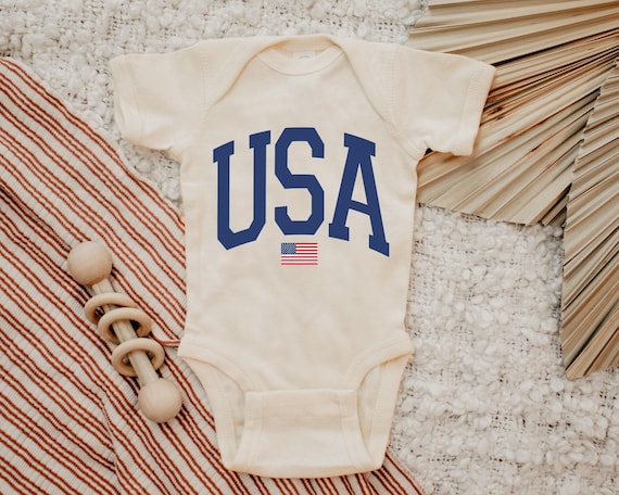 USA Flag Onesie®, Fourth of July Onesie®, USA Onesie®, 4th of July Onesie®, Patriotic Onesie®, USA Flag Onesie®, Red Onesie®