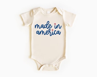 Made in America Onesie®, Fourth of July Onesie®, USA Onesie®, 4th of July Onesie®, Patriotic Onesie®, USA Flag Onesie®,  Made in USA Onesie®