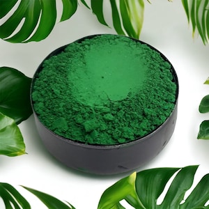 Olive Green Color Pigment Dry Color Artists Pigment 50 gr. Acrylic Color Chalk Color Jesmonite Plaster Concrete