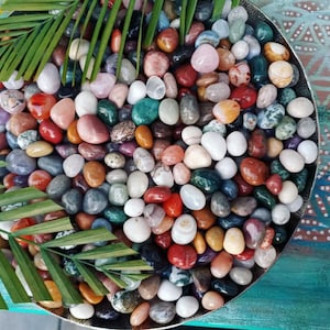 Drum Stones Gemstones Mix from India Size L - XL