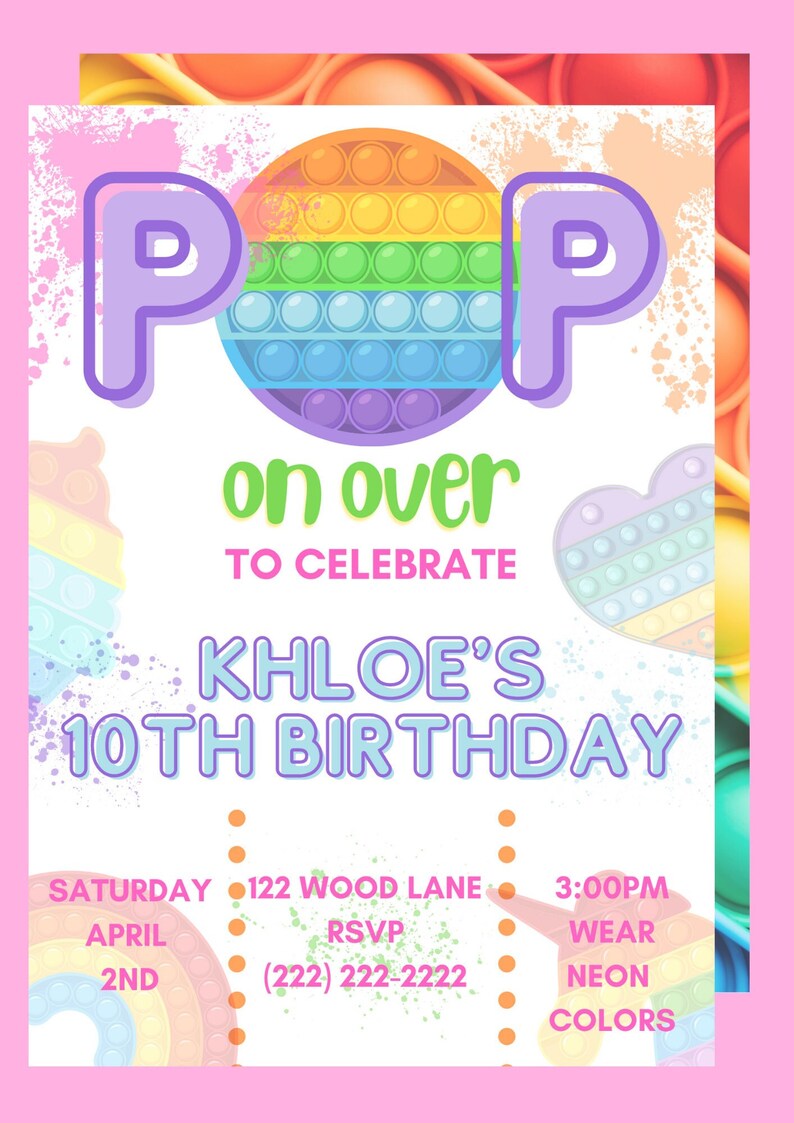 Instant Digital Download Invitations Etsy