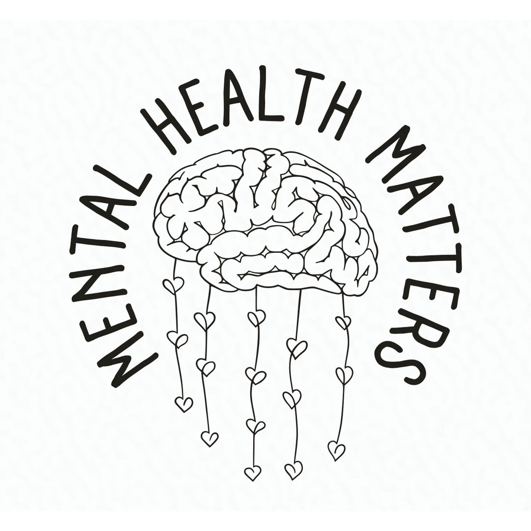 Mental Health Matters - SVG & PNG File Download - Etsy
