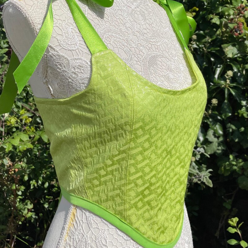 Zesty Lime Corset Top main image 1