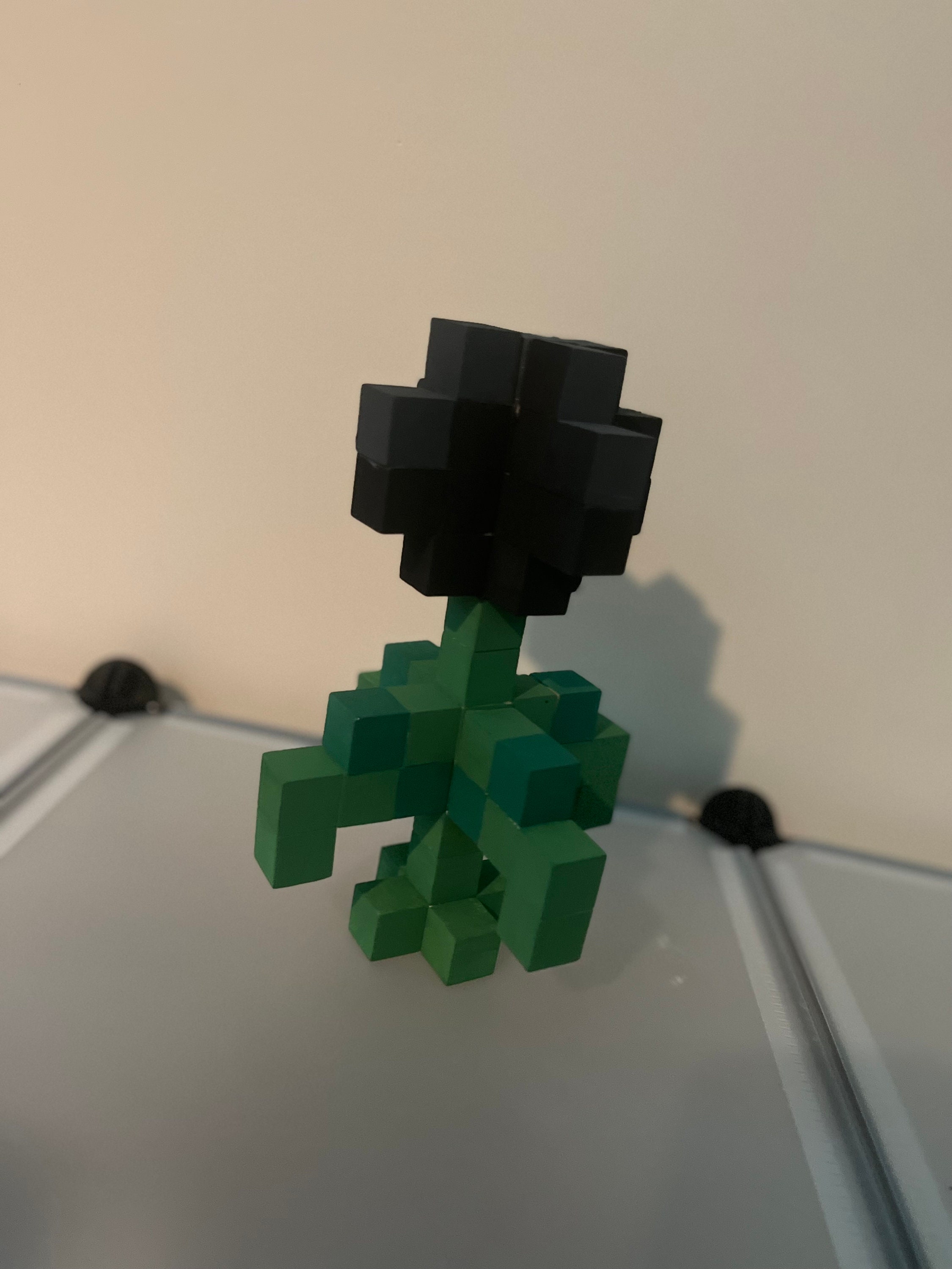 How To Get Wither Rose Minecraft Minecraft Wooden Wither Rose | Etsy