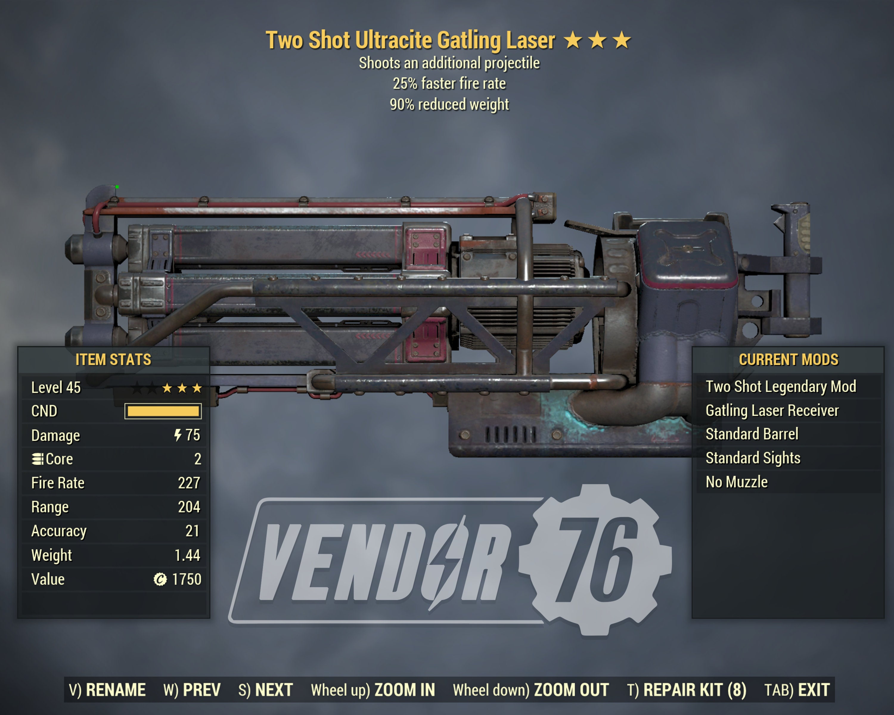 Fallout 4 уникальный гатлинг фото 5
