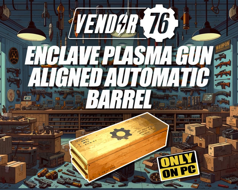 Enclave Plasma Gun Aligned Automatic Barrel, Loose Mod, EPR Mods