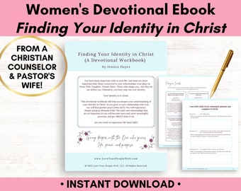 Devotional journal voor vrouwen: identiteit vinden in Christus (afdrukbare pdf)