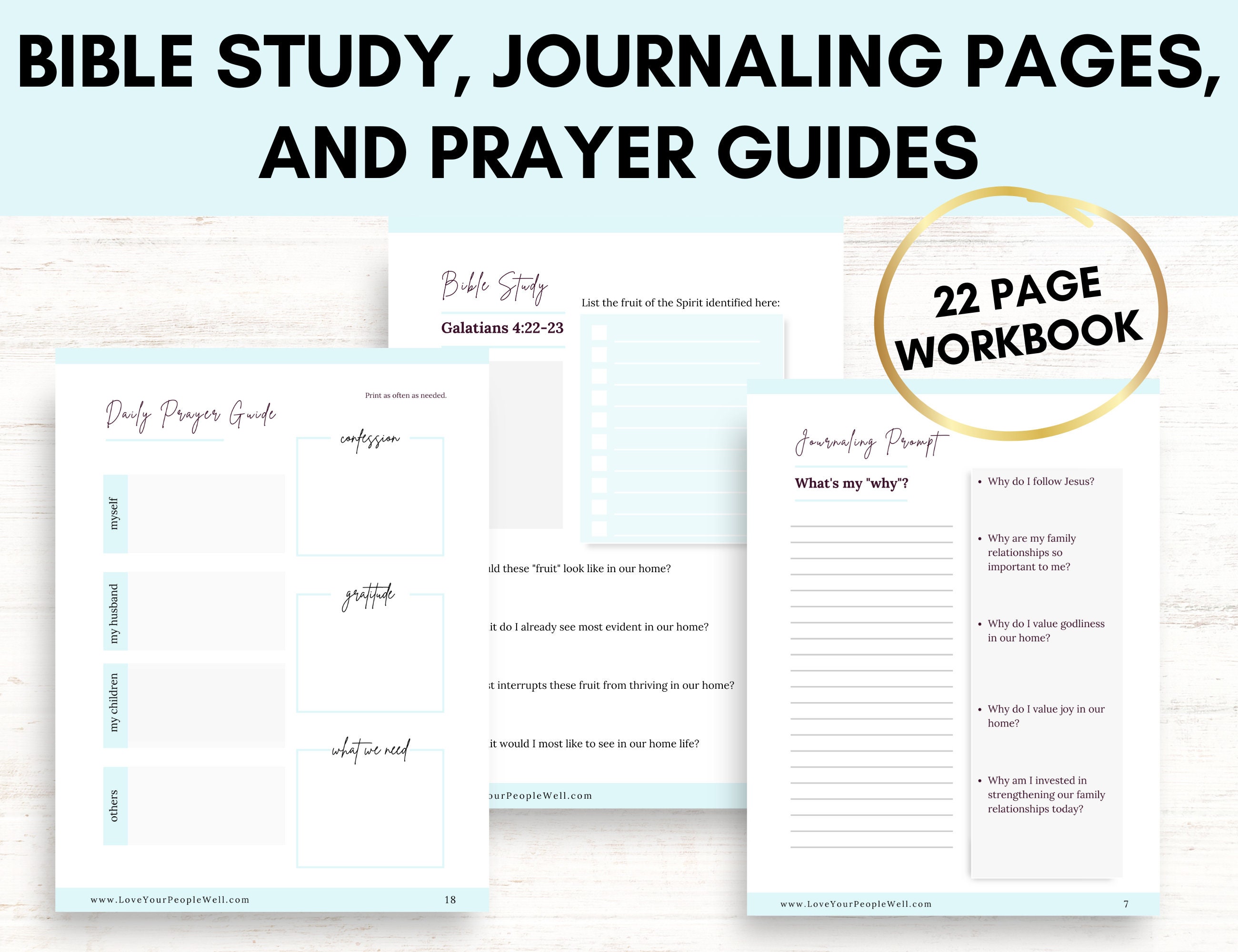 Printable Devotional for Women to Build a Godly and Joyful Home, Christian Journal With ...