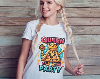 Queen of Purim Hamantaschen Graphic Tee, Jewish Holiday Shirt