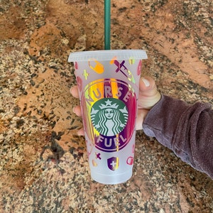 Nurse Fuel Starbucks 24oz. Cold Cup