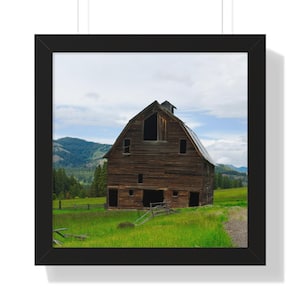 Old Rustic Barn Print photo | Wooden Barn Photography | Horse Stable Print | Farm Scenery Print | Rustic Home Decor | Farmhouse Art